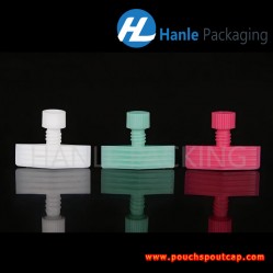 Dia 5mm spouts plastic cap for pouches disposable toothpaste, spout cap twist for hygiene products - HL050L